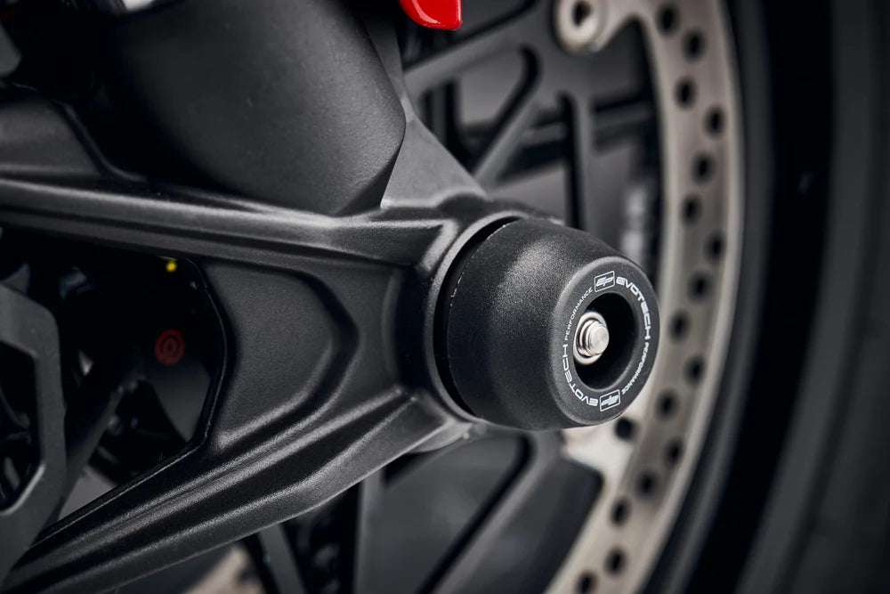 Ducati Hypermotard V2 & SP (2026 - On) Front Spindle Bobbins - Evotech Performance