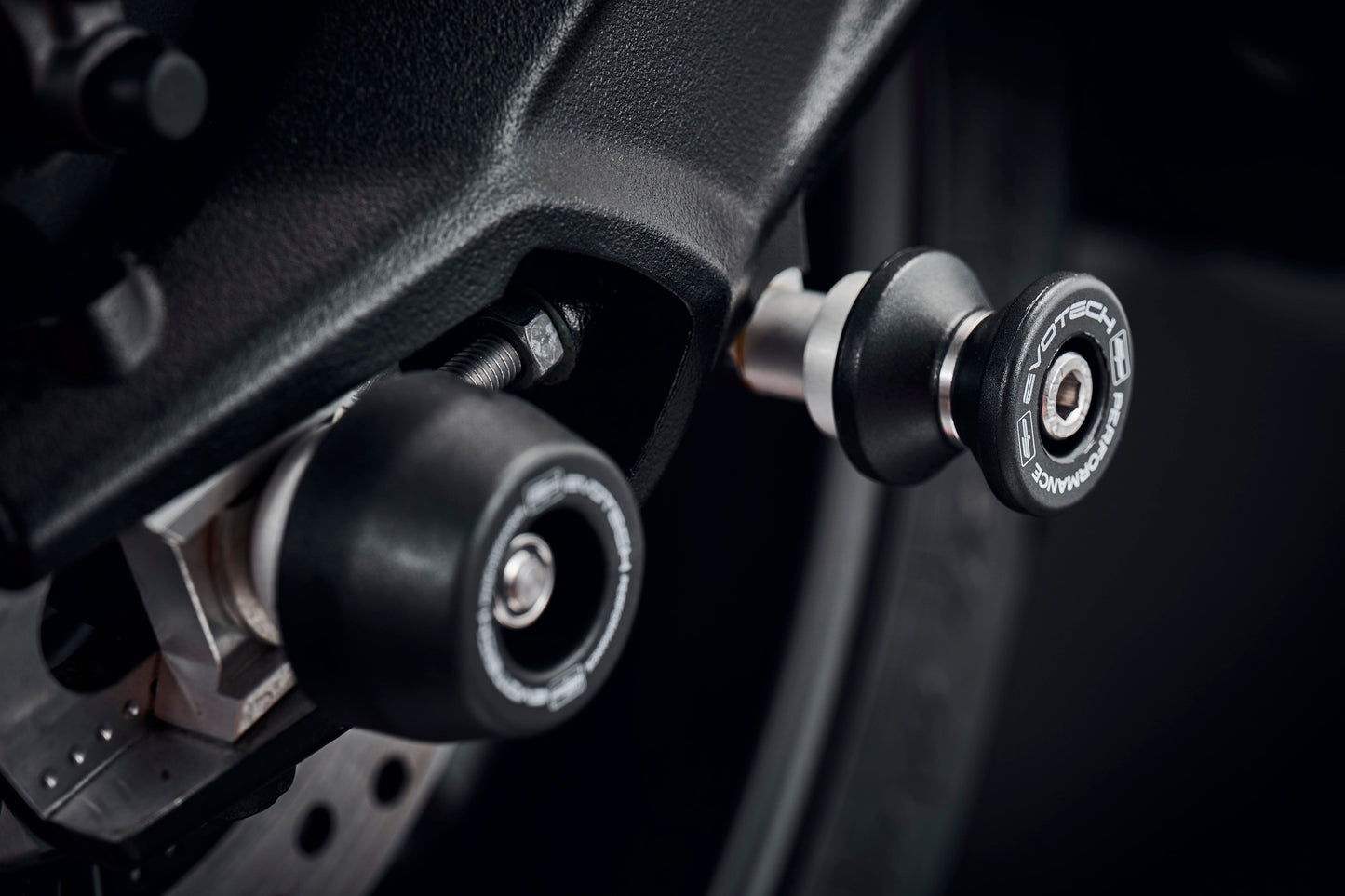 Evotech Paddock Stand Bobbins - Triumph Street Triple 765 RX (2026)