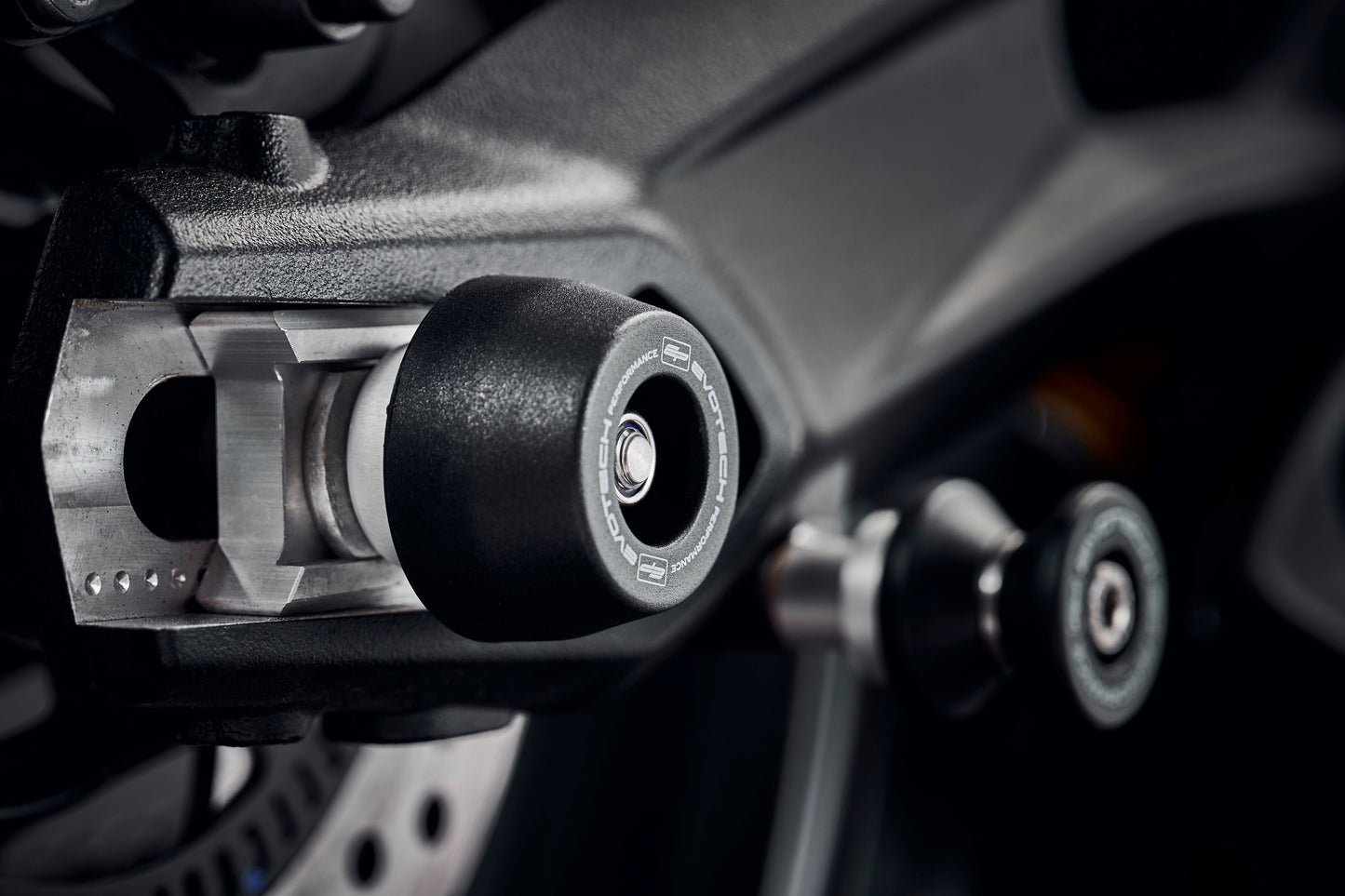 Evotech Rear Spindle Bobbins - Triumph Street Triple 765 RX (2026)