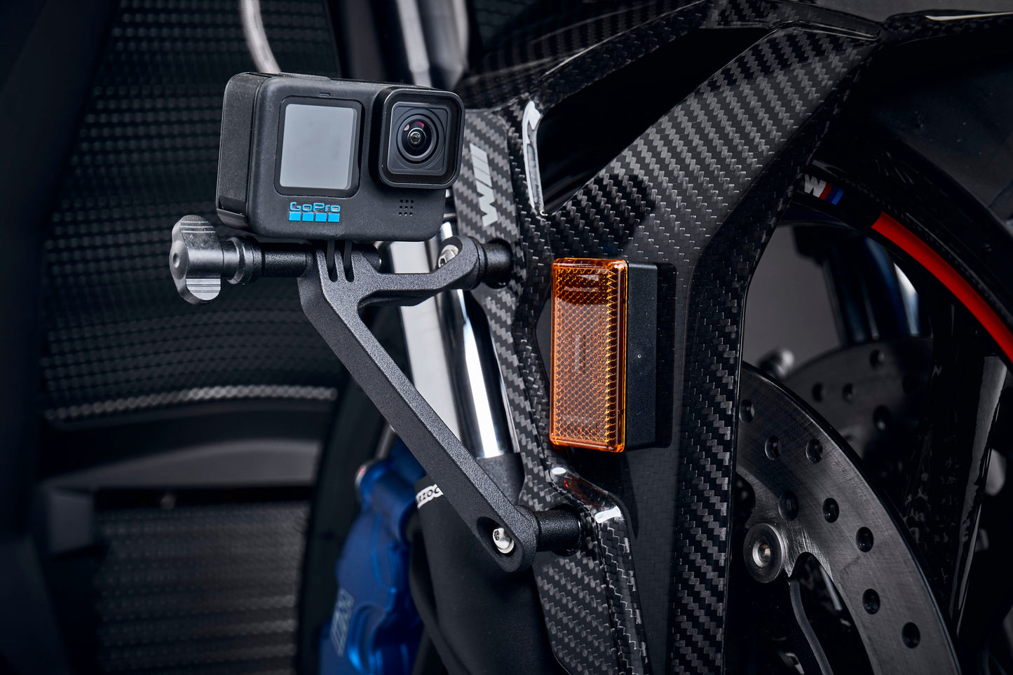 Evotech Action / Safety Camera Front Mudguard Mount - BMW M 1000 RR (2025+)