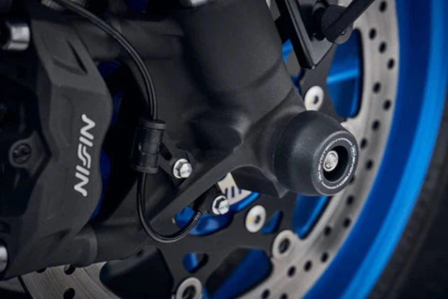 Suzuki V-Strom 800 DE Touring (2023 - On) Front Spindle Bobbins. Evotech Performance