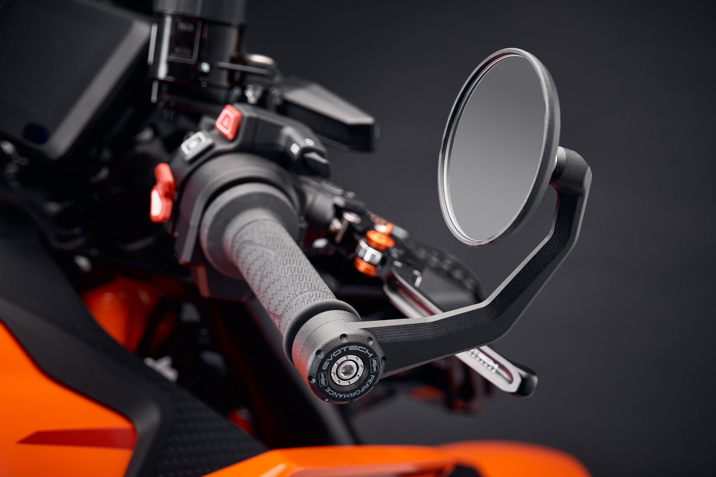Evotech Bar End Mirrors (Retro) - KTM 990 Duke R (2026+)