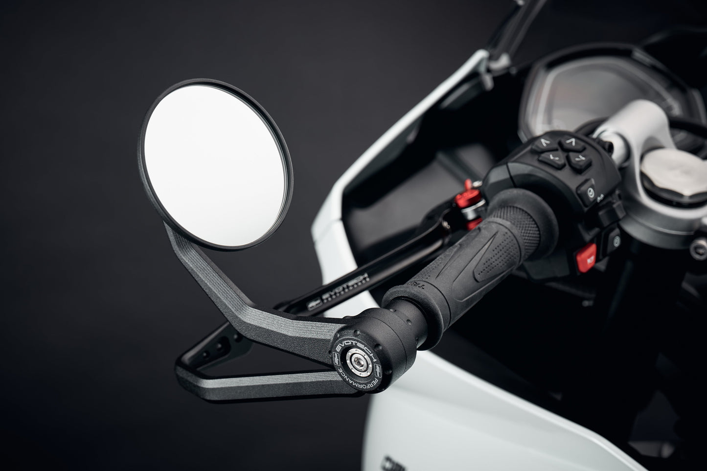 Evotech Bar End Mirrors / Brake and Clutch Protector Kit (Retro) - Triumph Tracker 400 (2026+)