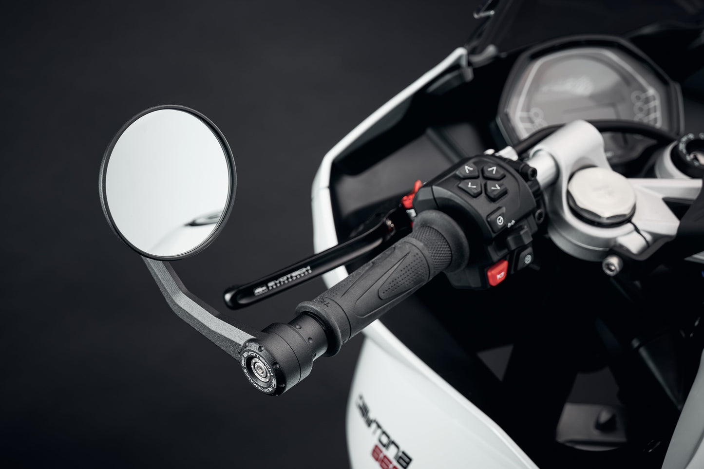 Evotech Bar End Mirrors / Brake Protector (Retro) - Triumph Tracker 400 (2026+)