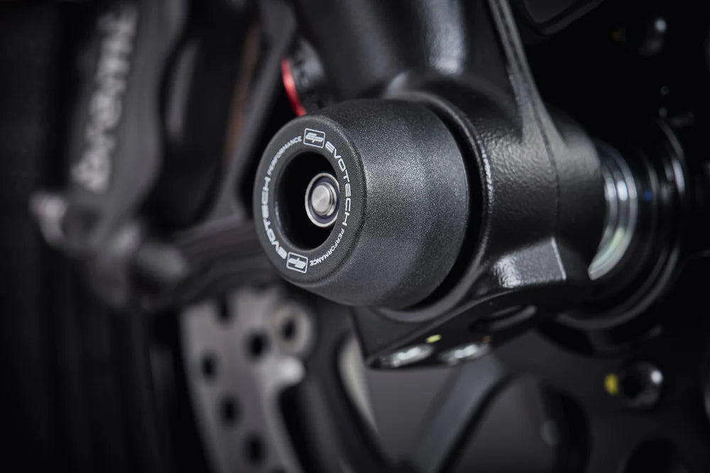 Ducati Streetfighter V4 S (2025 - On). Front Spindle Bobbins- Evotech Performance