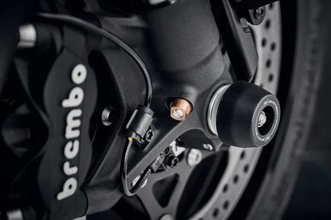 Suzuki GSX-S1000GX & GX Plus. (2024 _ On) Front Spindle Bobbins. Evotech Performance