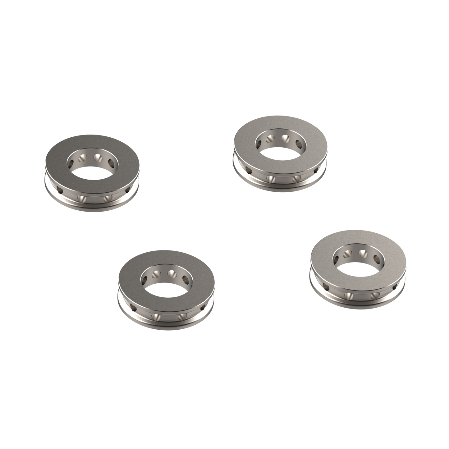 Evotech Titanium Brake Caliper Spacers - Aprilia Tuono V4 (2021 - 2024)