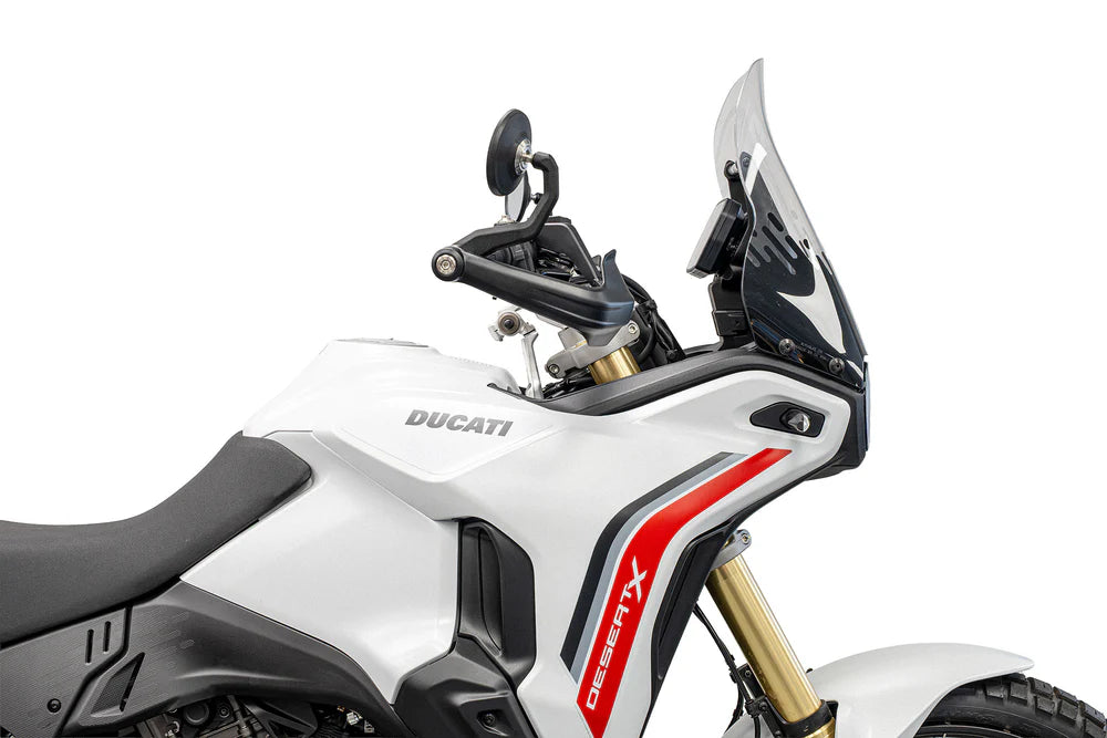 Ducati DesertX V2 Bar End Mirrors Evotech Performance 2026 Onwards Retro Type