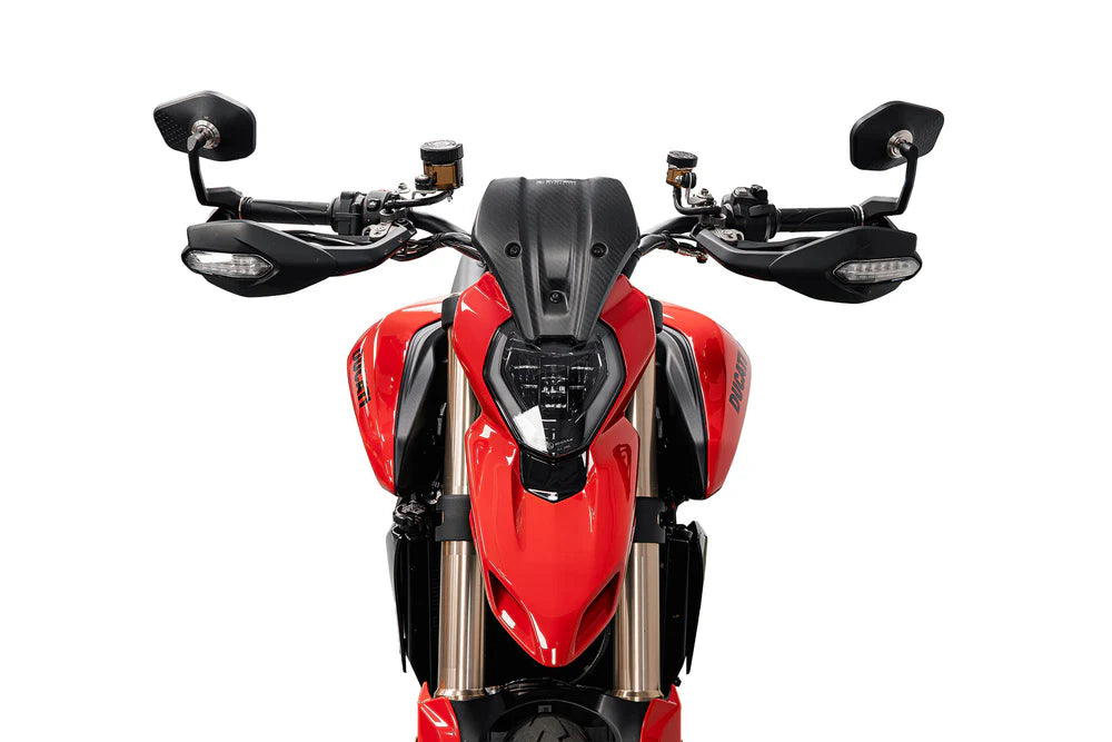 Ducati Hypermotard V2 & SP (2026 - On) Fly Screen (Carbon Fibre) Evotech Performance.