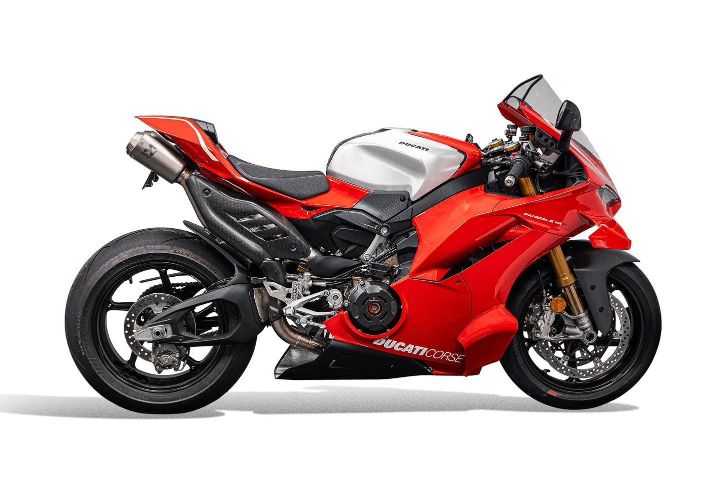 Ducati Panigale V4 S Dynamic Tail Tidy (2025+) For Akrapovic Titanium Full Race Exhaust System