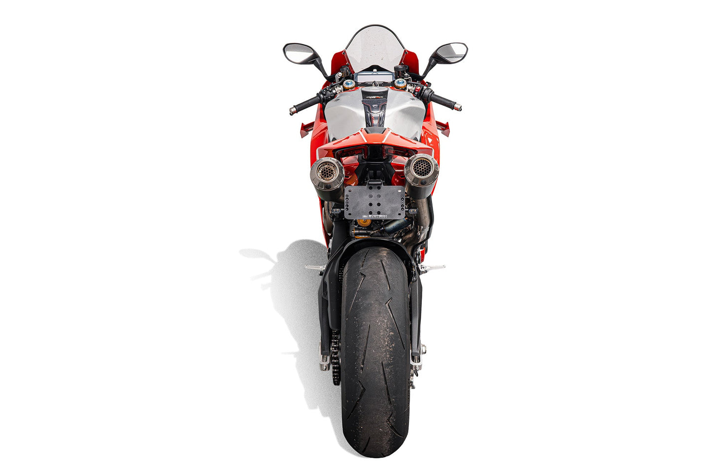 Ducati Panigale V4 R Dynamic Tail Tidy (2026+) For Akrapovic Titanium Full Race Exhaust System