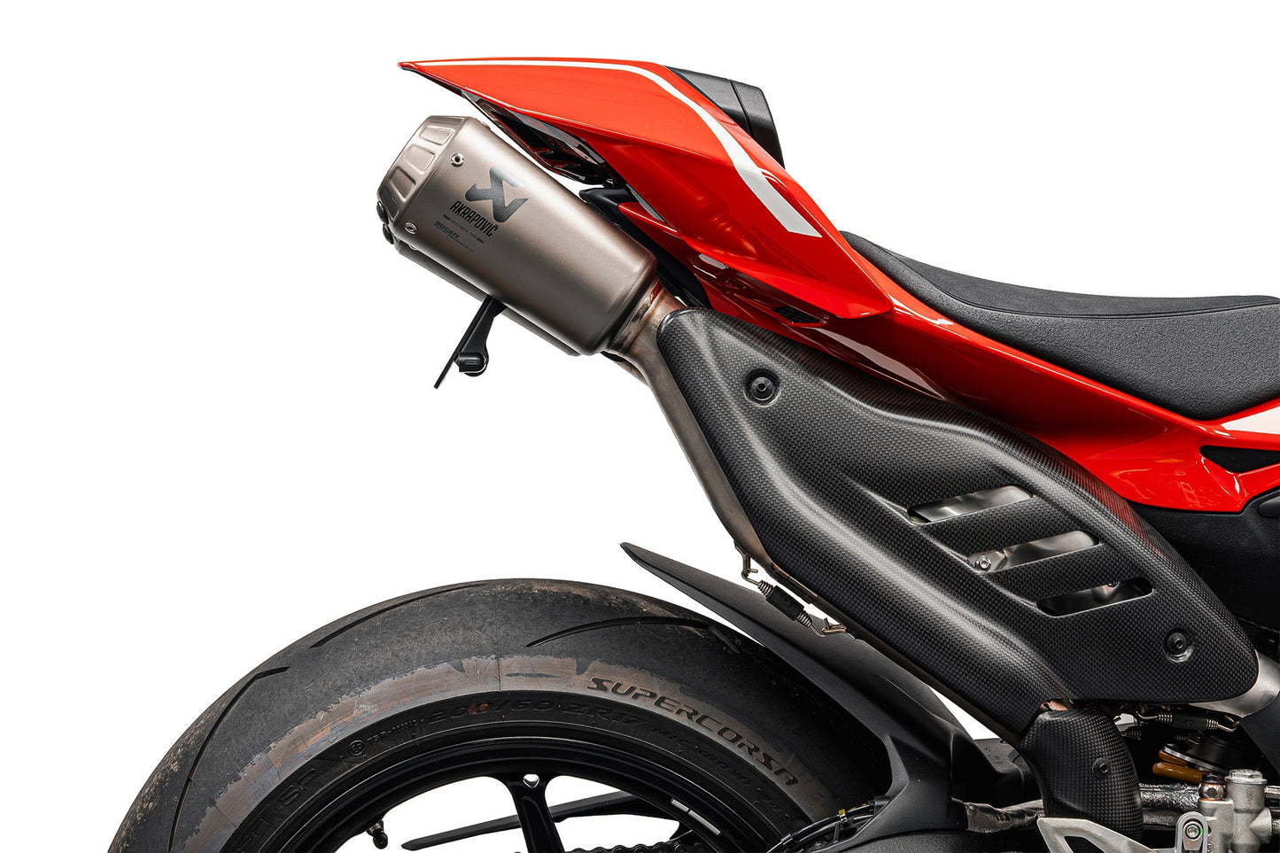 Ducati Panigale V4  Dynamic Tail Tidy (2025+) For Akrapovic Titanium Full Race Exhaust System