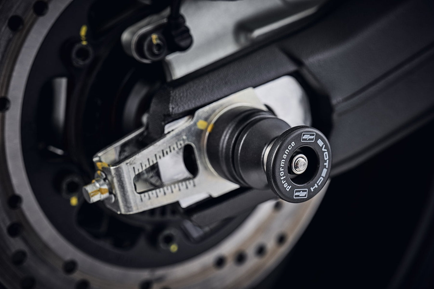 Evotech Paddock Stand Bobbins - Ducati Scrambler Nightshift (2026+)
