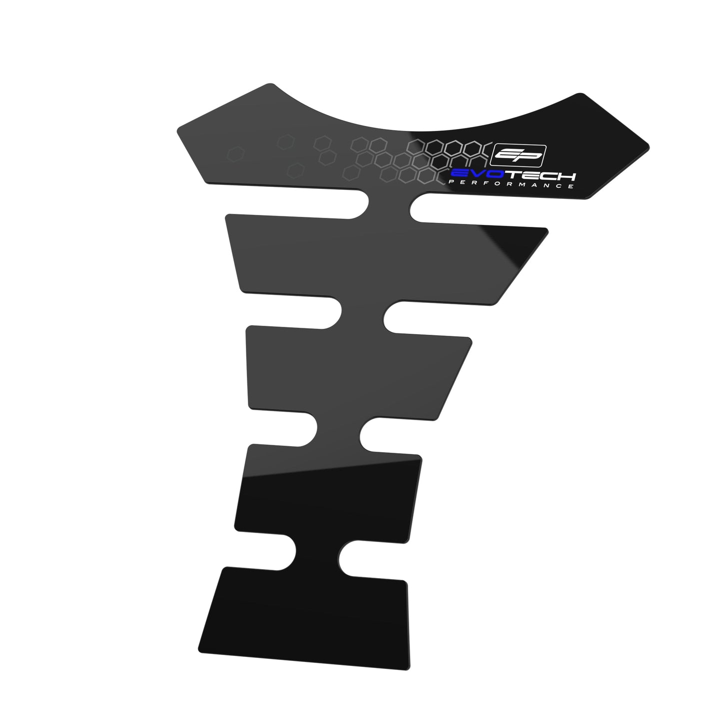 Evotech Motorcycle Fuel Tank Protector Sticker - Blue Evo Logo