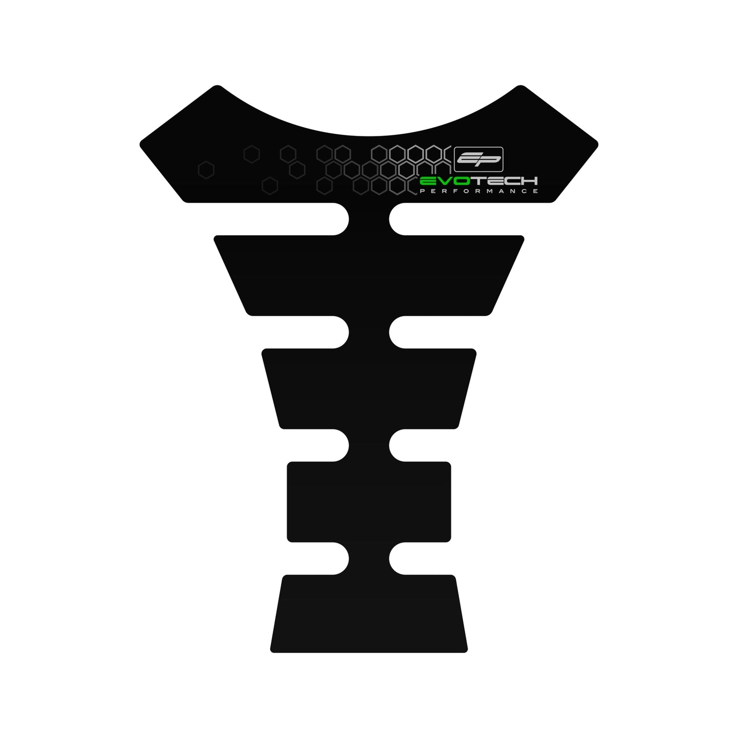 Evotech Motorcycle Fuel Tank Protector Sticker - Green Evo Logo
