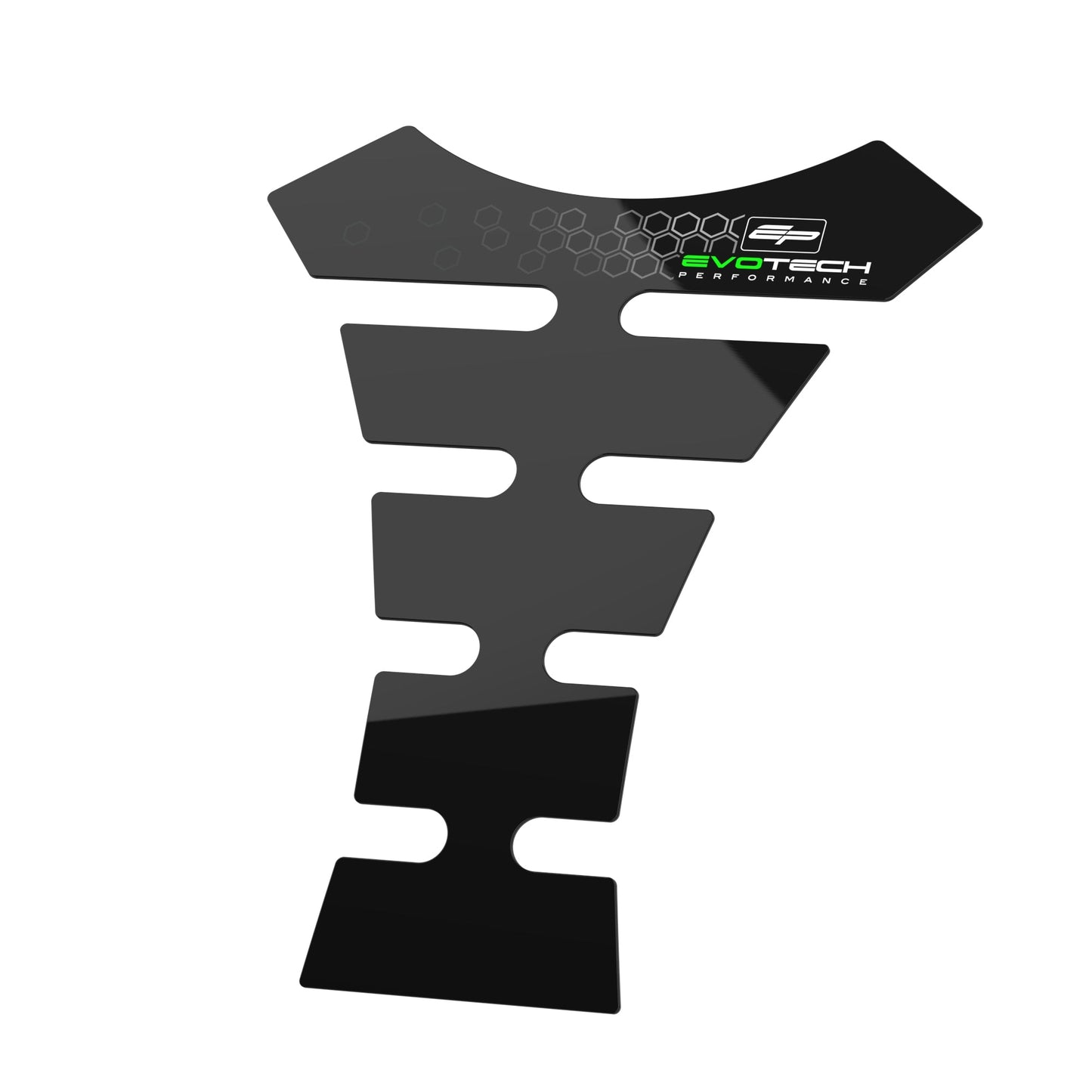 Evotech Motorcycle Fuel Tank Protector Sticker - Green Evo Logo
