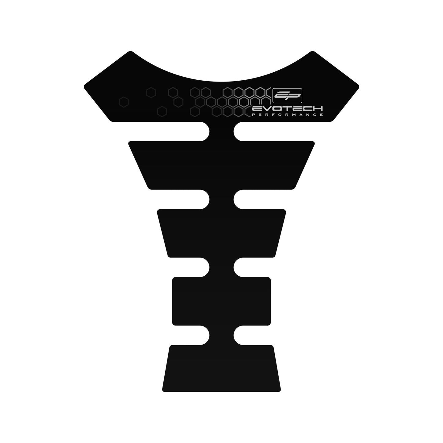 Evotech Motorcycle Fuel Tank Protector Sticker - White Evo Logo