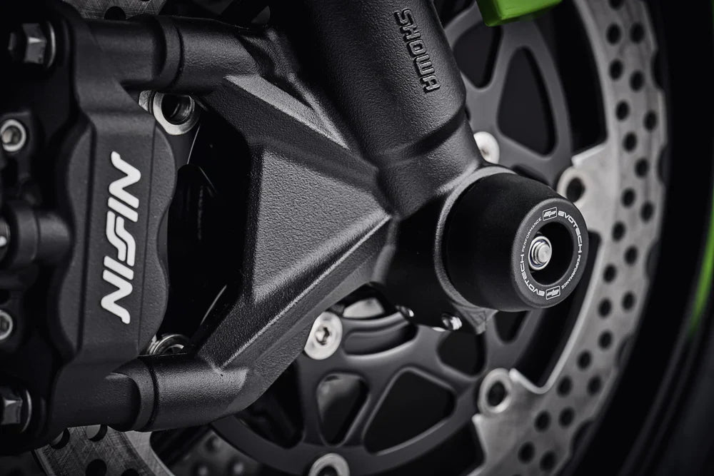 Kawasaki Ninja ZX-6R 40th Anniversary Edition (2024+) Spindle Bobbins Kit- Evotech Performance.