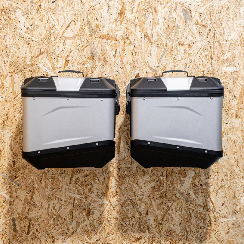 Ducati Multistrada V4 S Grand Tour (2024) Aluminium Side Pannier Wall Mounting Brackets - Evotech Performance