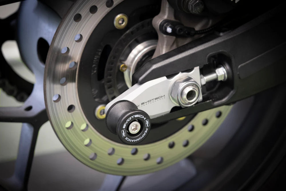 Honda CB650F (2014 - 2020) Paddock Stand Chain Adjuster Blocks. Evotech Performance