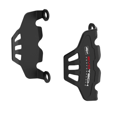 BMW R 1300 GS Triple Black (2024+) Front Caliper Guards (Red Embossed) - Evotech Performance