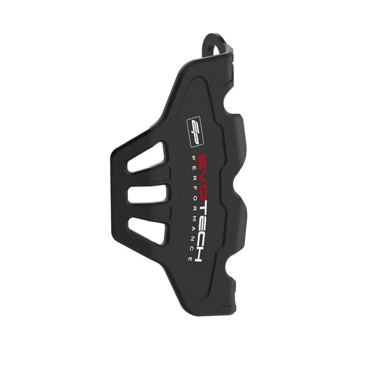 Ducati Hypermotard 698 Mono & RVE (2024+) Front Caliper Guard (Red Embossed)- Evotech Performance.