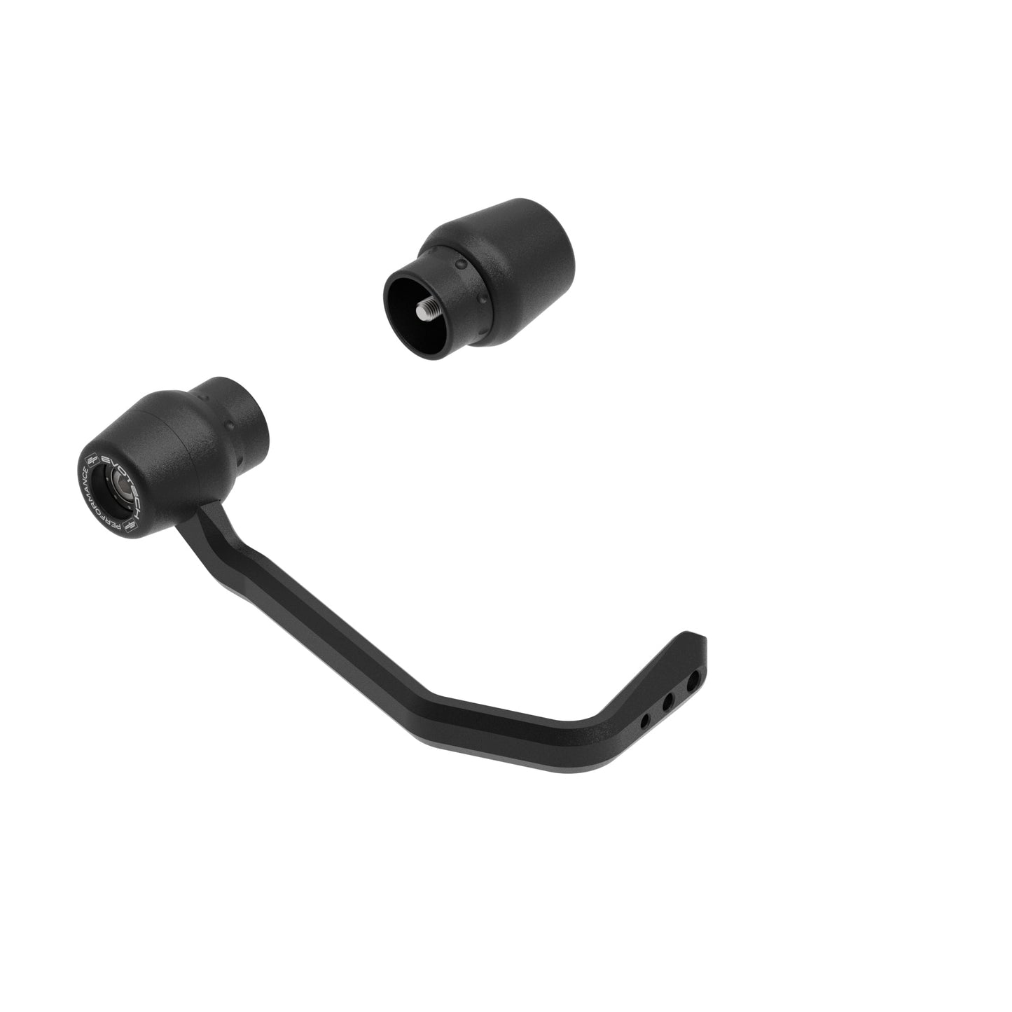 Evotech Brake Lever Protector Kit (Road) - Triumph Bonneville T100 Black (2017 - 2025)
