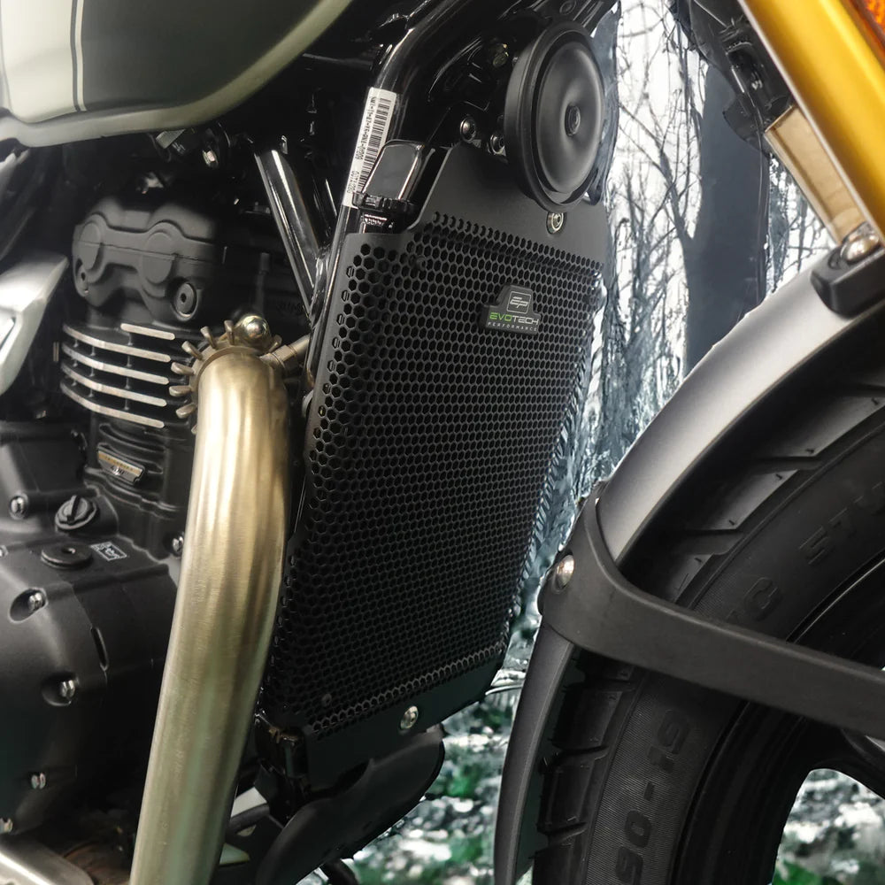Triumph Speed 400 (2024+) Radiator Guard.  Evotech Performance