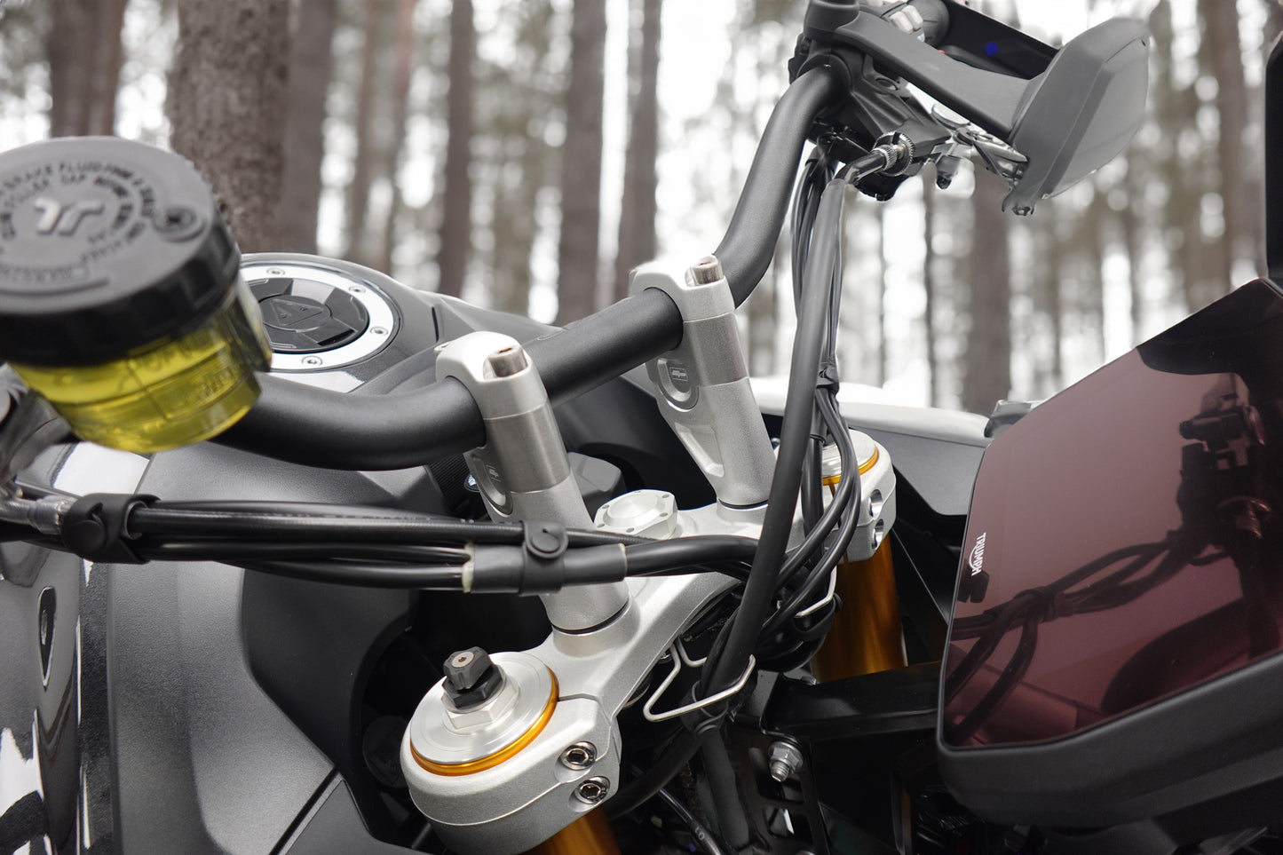 Evotech Handlebar Riser - Triumph Tiger 900 Desert Edition (2026+)