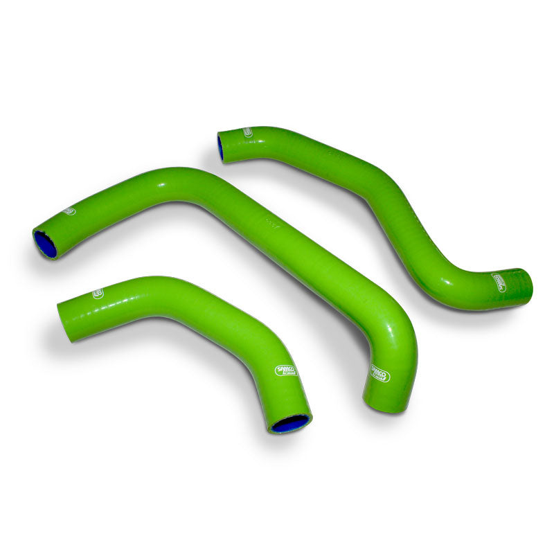 Kawasaki Ninja ZX 10R / RR 2021 - 2025. 3 Piece Samco Sport Race / Track Design Silicone Radiator Coolant Hose Kit