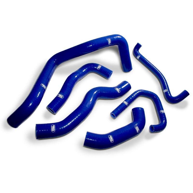 Kawasaki ZX 6R 2009 - 2025. 6 Piece OEM Replacement Samco Sport Silicone Radiator Coolant Hose Kit