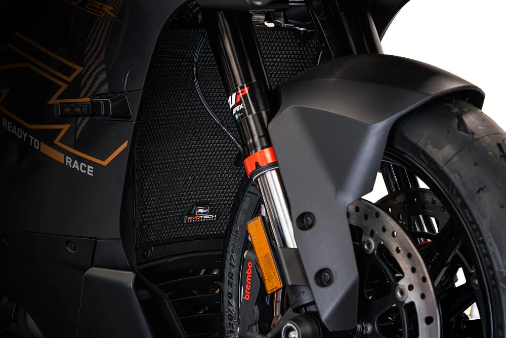 KTM 990 RC R (2026+) Radiator Guard (Black). Evotech Performance.