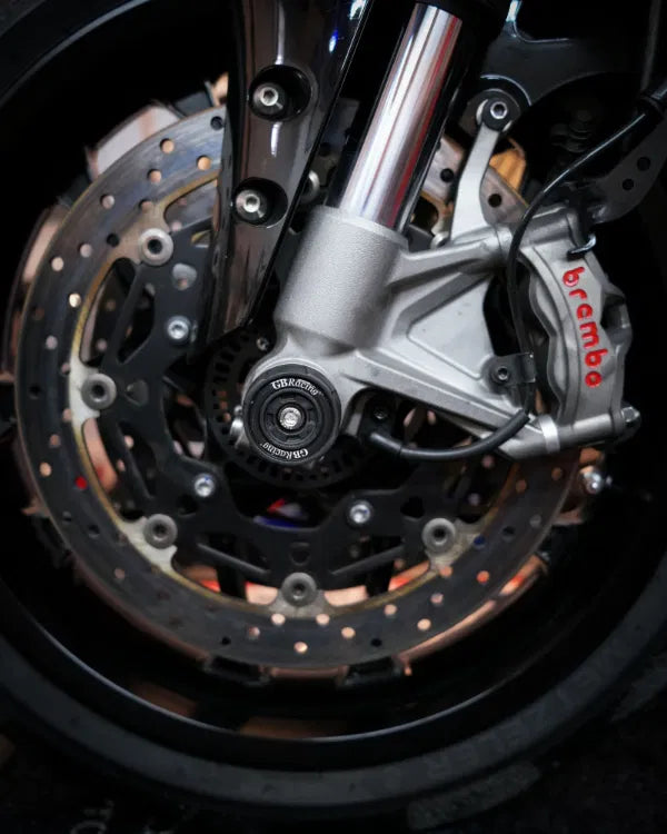 Yamaha YZF-R1M (2015 - On) Front Quick release Spindle Bobbin Set - GB Racing