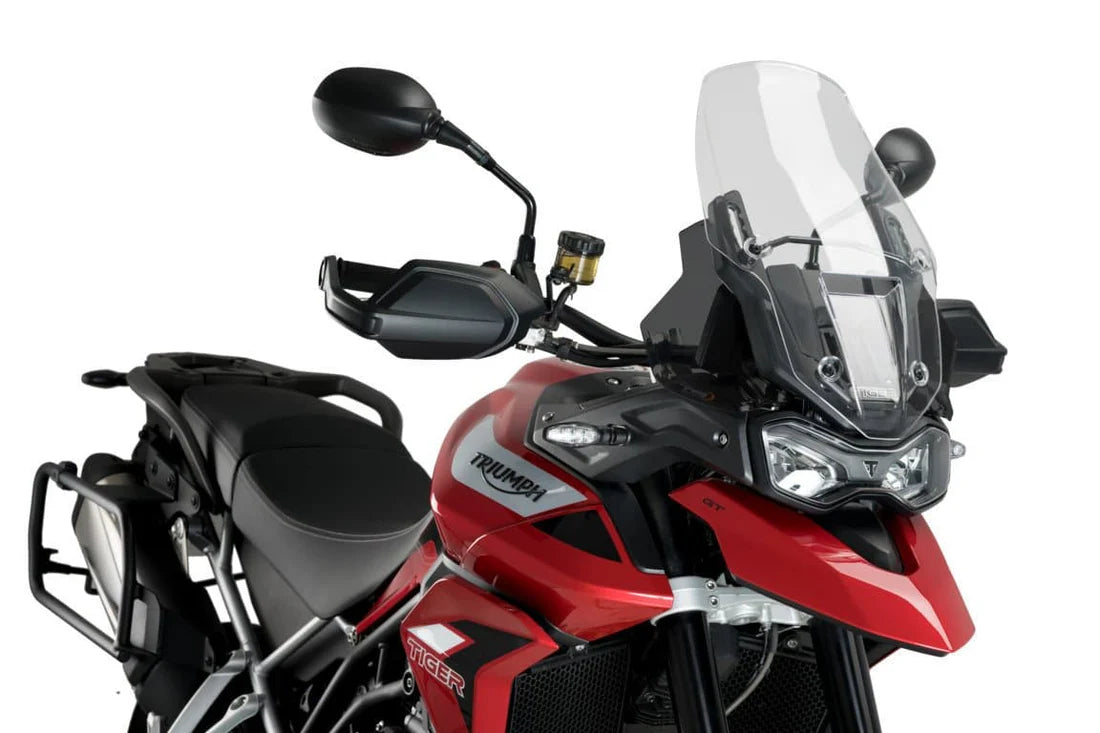 Triumph Tiger 850 Sport 2020 - On Puig Front Upper Deflectors  (Dark Smoke)