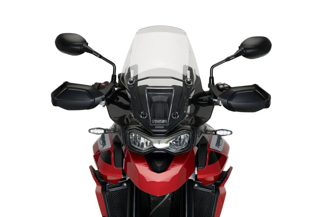 Triumph Tiger 850 Sport 2020 - On Puig Front Upper Deflectors  (Dark Smoke)