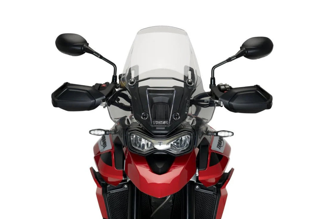 Triumph Tiger 900 GT 2020 - On Puig Front Upper Deflectors (Light Smoke)