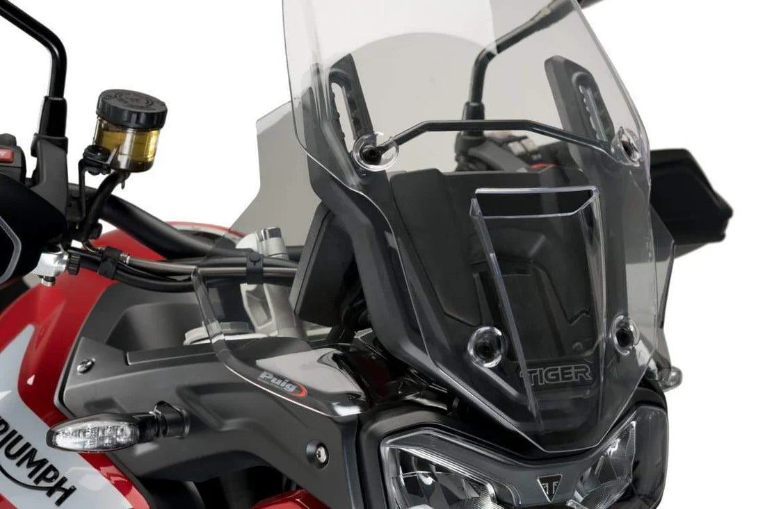 Triumph Tiger 900 GT Pro 2020 - 2023 Puig Front Upper Deflectors (Light Smoke)