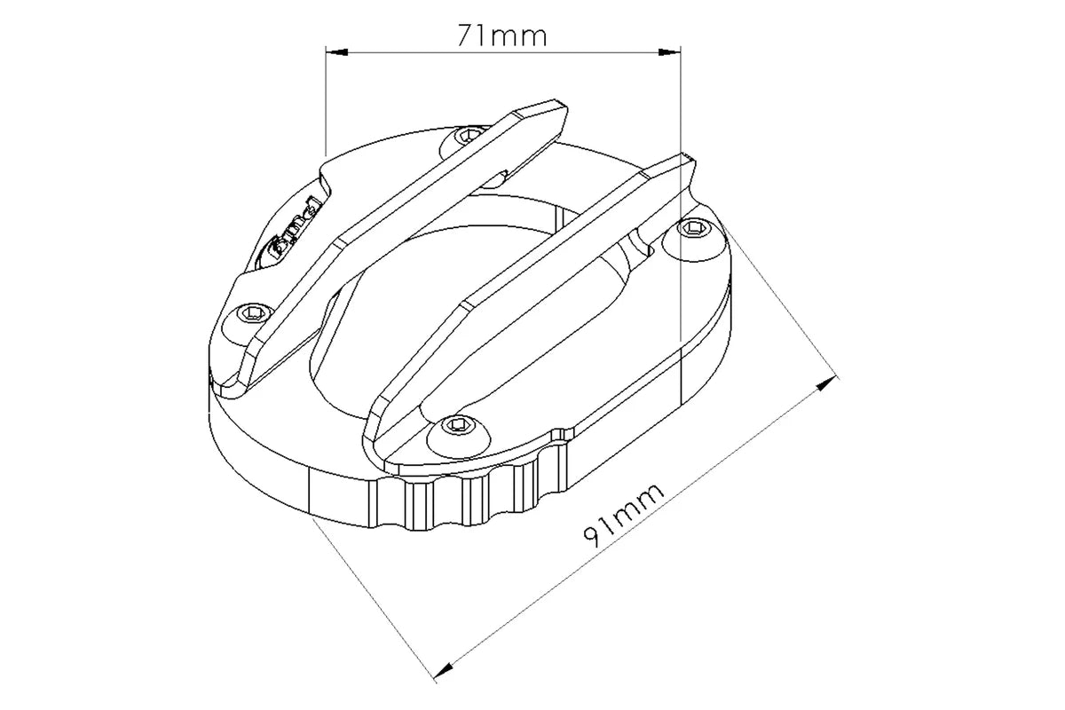 Triumph Tiger 900 Models (2020>2025) Puig Sidestand Extension