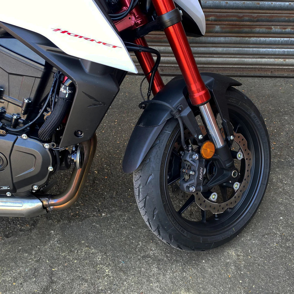 Honda CB750 Hornet (2023 - On) Pyramid Front Fender Extender Matte Black