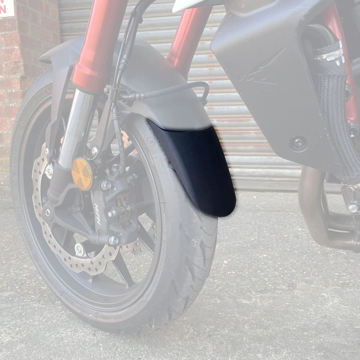 Honda CB750 Hornet (2023 - On) Pyramid Front Fender Extender Matte Black