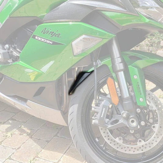 Kawasaki Ninja 1000SX Models (2020 - 2024)  Pyramid Plastics Mudguard Extender Matte Black