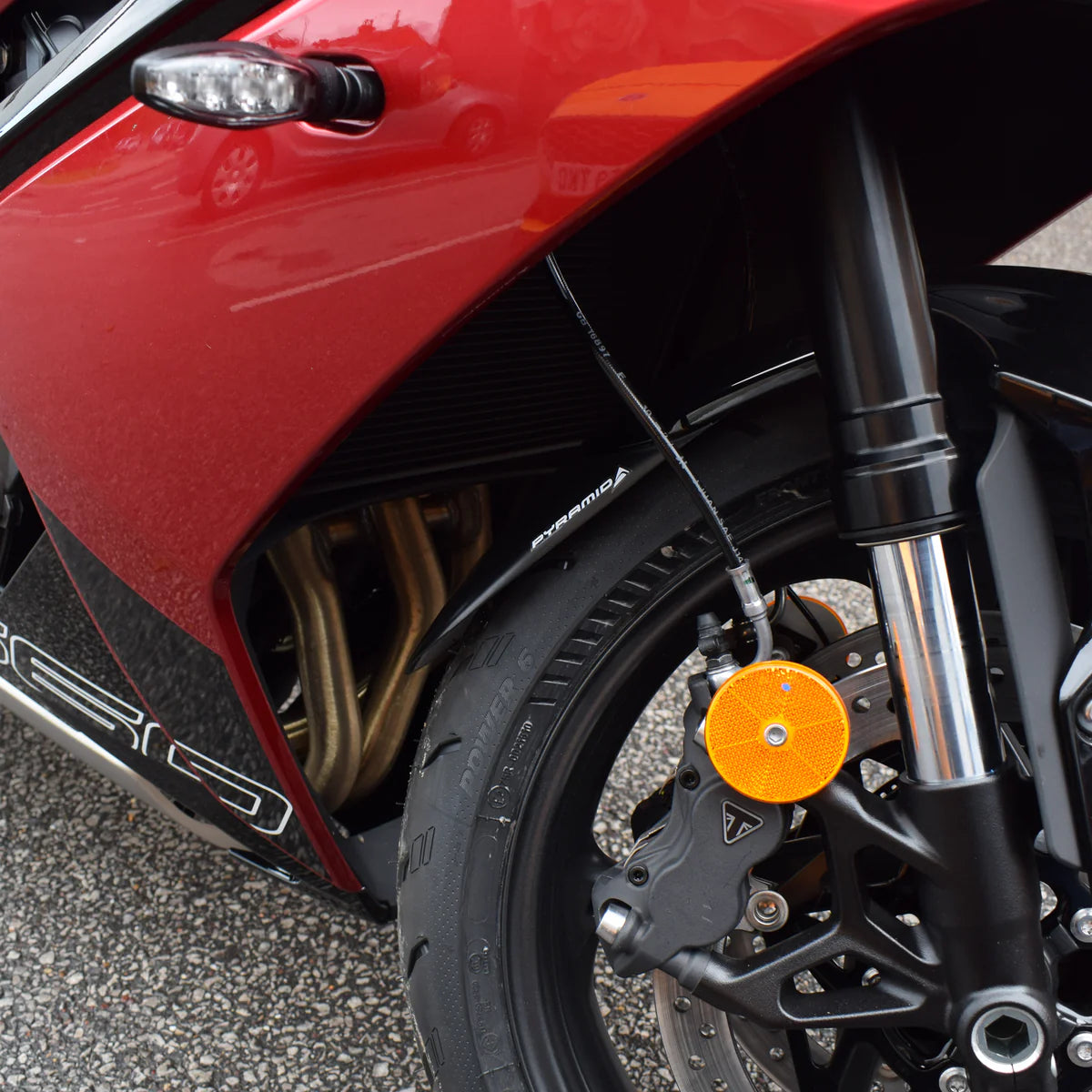 Triumph Trident 800 (2026 - On) Pyramid Fenda Extenda  | Matte Black |