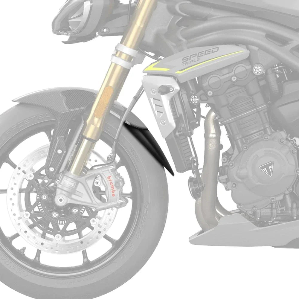 Triumph Daytona 660 (2024 - On) Pyramid Front Fenda Extenda  | Matte Black |