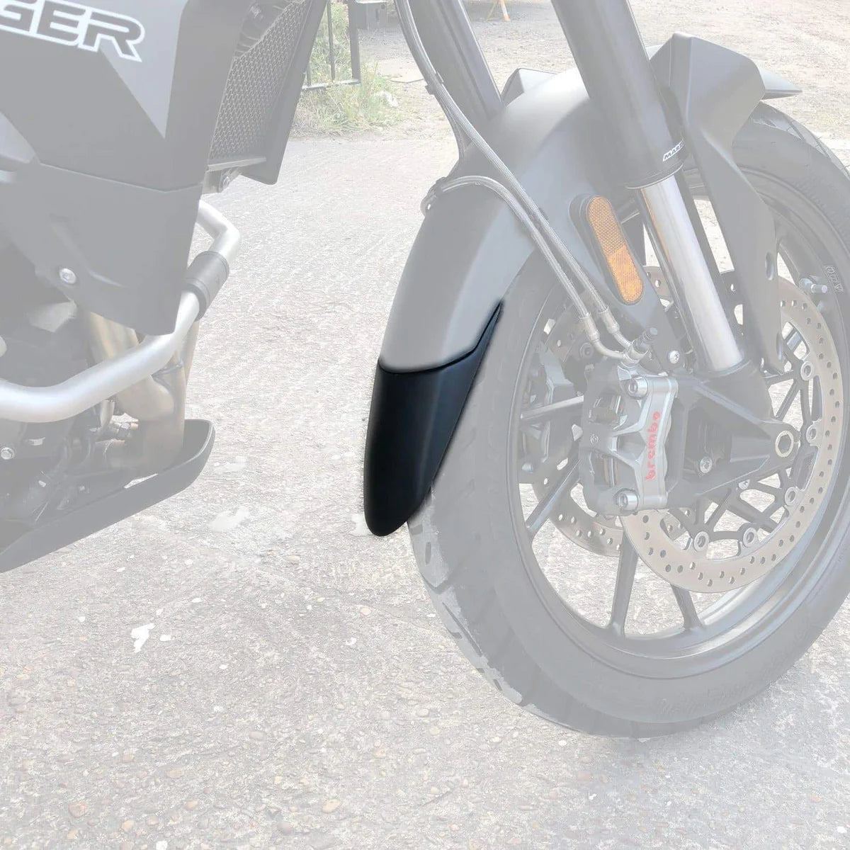 Triumph Tiger 900 2020>2023. Pyramid Fender Extender (Matte Black)