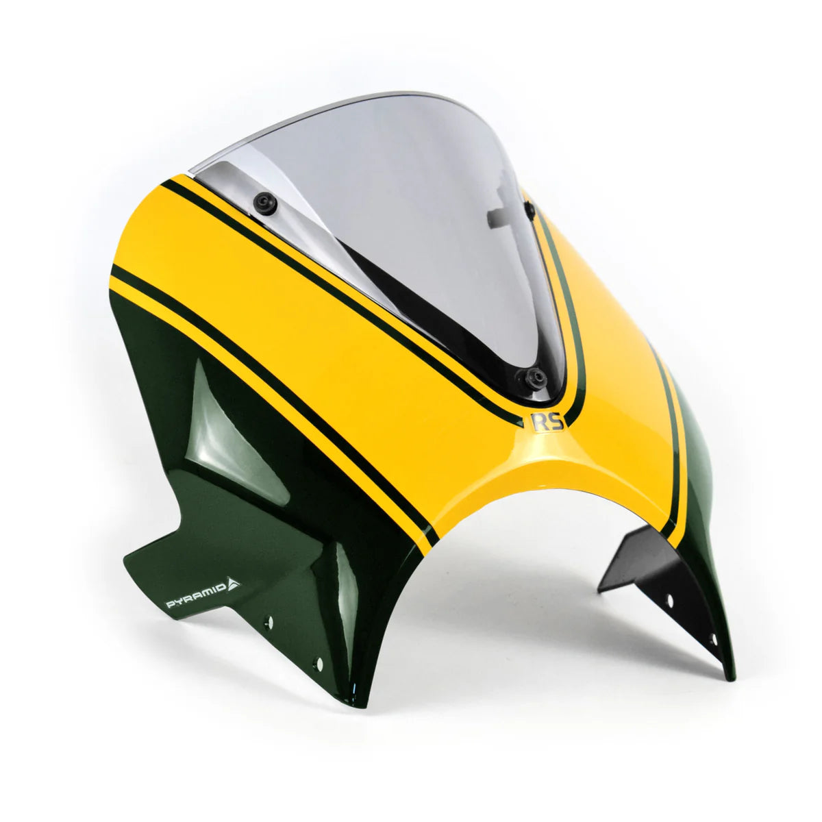Kawasaki Z900RS (2024 - On) Pyramid Fly Screen | Candy Green/Metallic Yellow