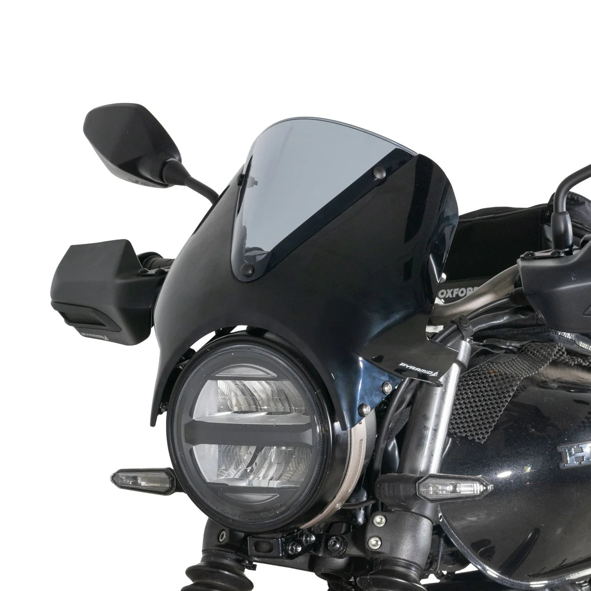Honda GB350S (2025 - On). Pyramid Fly Screen | Gloss Black |