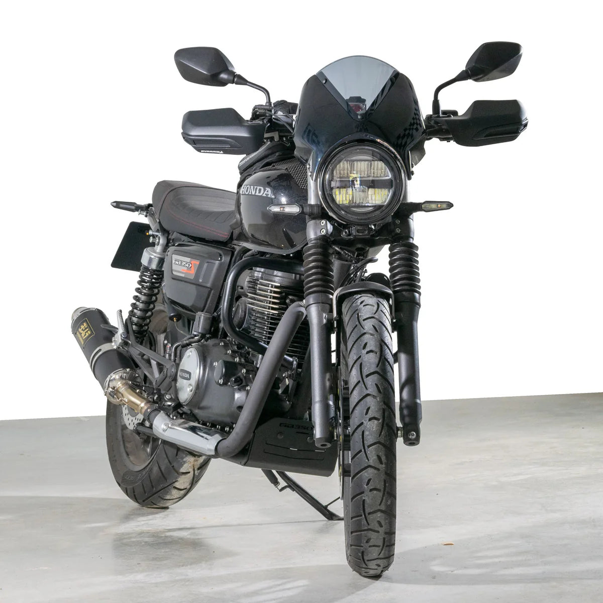 Honda GB350S (2025 - On). Pyramid Fly Screen | Gloss Black |