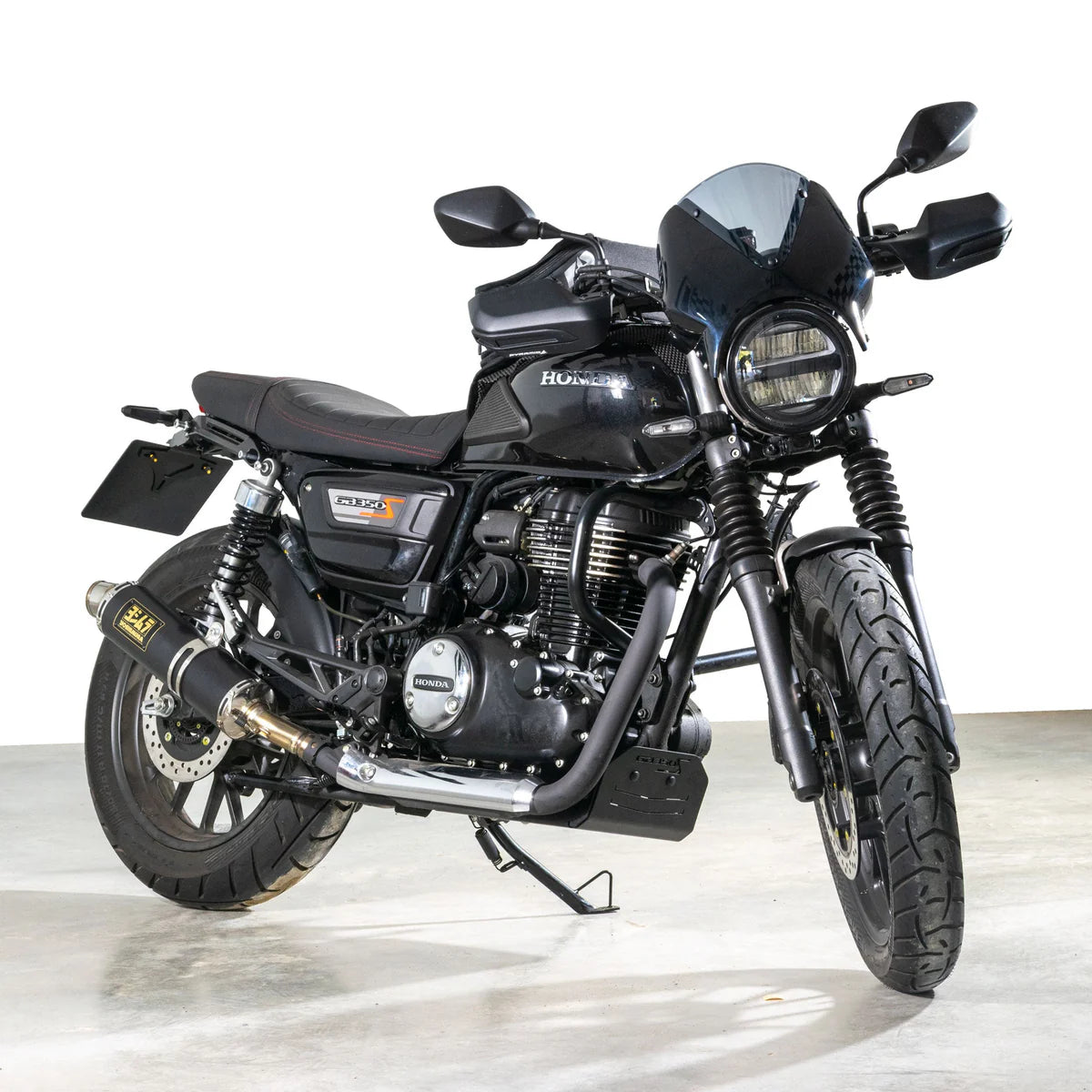 Honda GB350S (2025 - On). Pyramid Fly Screen | Gloss Black |