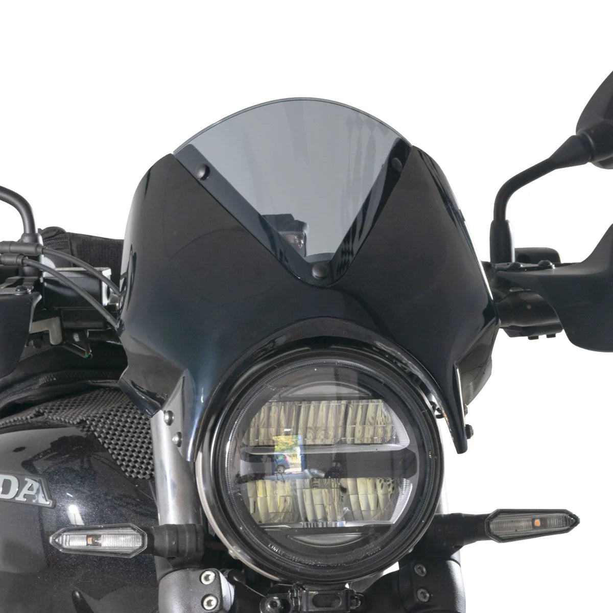 Honda GB350S (2025 - On). Pyramid Fly Screen | Gloss Black |