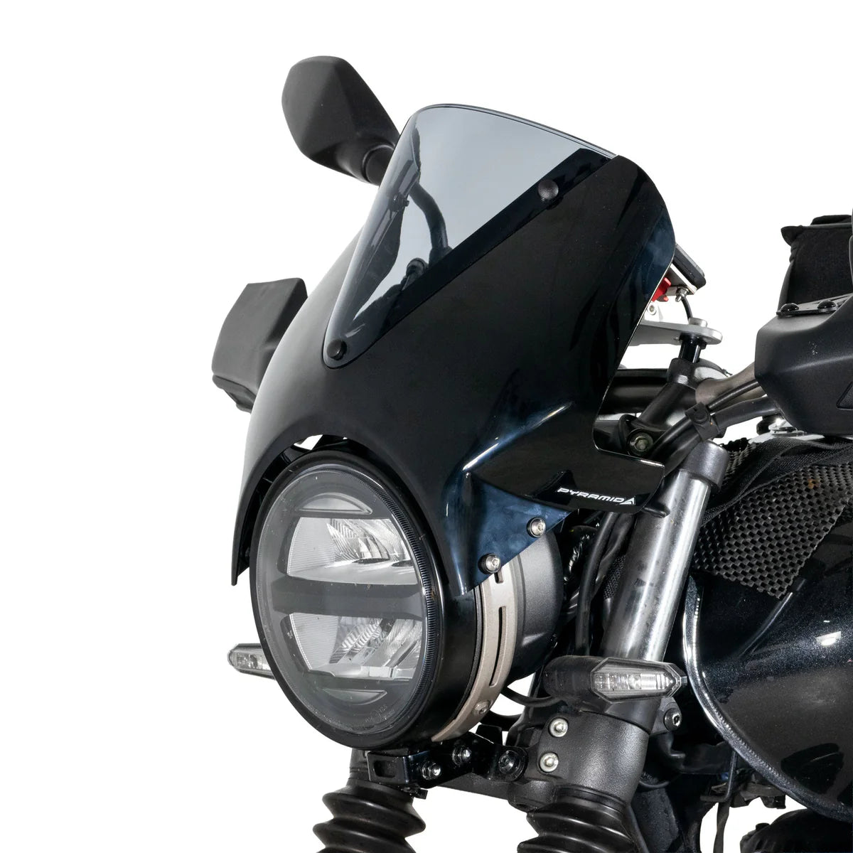 Honda GB350S (2025 - On). Pyramid Fly Screen | Gloss Black |